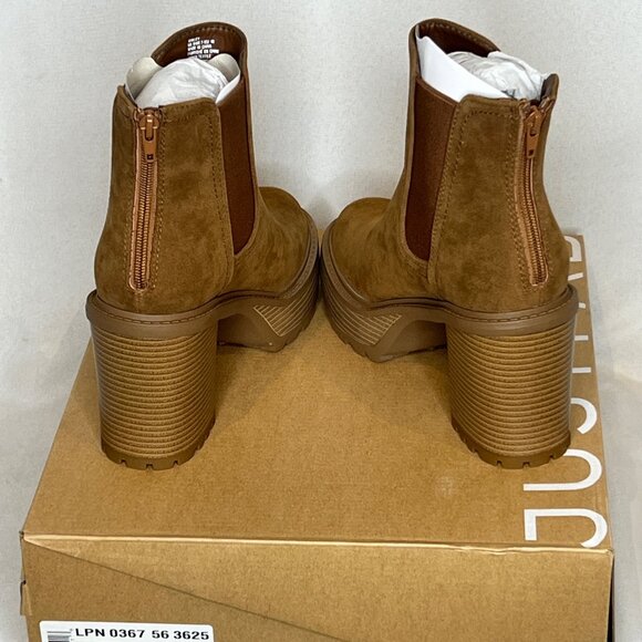 Justfab Booties, Kinley in Dark Portabella Size 9 - Picture 6 of 8